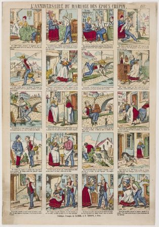 L'ANNIVERSAIRE DU MARIAGE DES ÉPOUX CRÉPIN. 157. (titre inscrit) ; © Claude Philippot