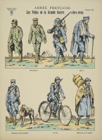ARMÉE FRANÇAISE / Les Poilus de la Grande Guerre (1914-1918) / Planche 214 (titre inscrit)