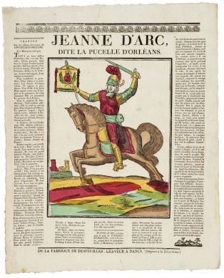 JEANNE D'ARC, / DITE LA PUCELLE D'ORLÉANS. (titre inscrit) ; © Essy Erfani