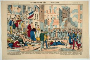 INSURRECTION DE Paris LA DÉLIVRANCE. ACTUALITÉS, PL. 23. (titre inscrit) ; © Cinderella Bayeuil