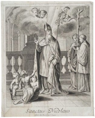 Sanctus Nicolaus / N°. 94 (titre inscrit, lat.) ; Saint Nicolas (titre traduit) ; © H. Rouyer