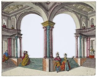 théâtre miniature : coulisses 3 (titre factice) ; 318. (titre inscrit)