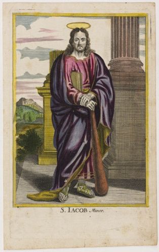 S. IACOB Minor (titre inscrit, all.) ; saint Jacques le Mineur (titre factice) ; © Claude Philippot