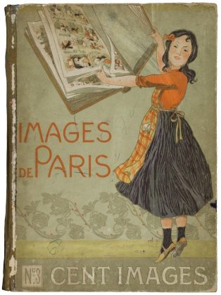 IMAGES / DE PARIS / CENT IMAGES N°:3 (titre inscrit) ; couverture dont la dernière de couverture est illustrée par une vignette de l'historiette Le petit chaperon rouge (titre factice) ; © Essy Erfani