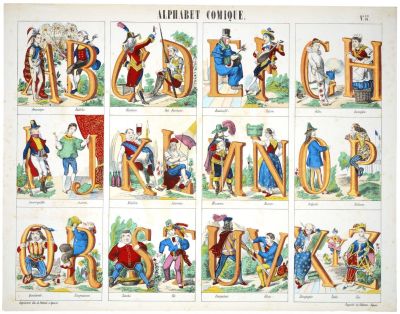 ALPHABET COMIQUE. N°. 37. (titre inscrit) : Cliché H. Rouyer