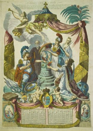 ALMANACH POUR L'ANNÉE 1775. (titre inscrit) ; © Cliché H. Rouyer