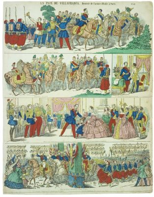 LA PAIX DE VILLAFRANCA. Rentrée de l’armée d’Italie à Paris. N°. 68 (titre inscrit)