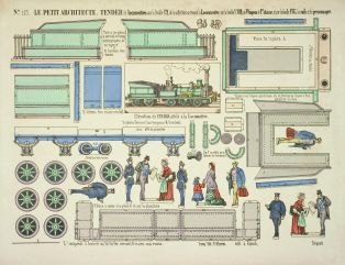 N°.115. LE PETIT ARCHITECTE. TENDER de locomotive. (titre inscrit) ; © Cliché H. Rouyer