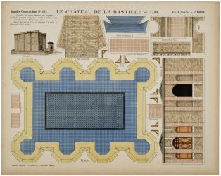 N° 162 LE CHÂTEAU DE LA BASTILLE en 1789. En 4 feuilles - 4e feuille (titre inscrit)