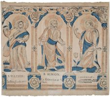 Fragment d'une Frise des douze apôtres (titre factice)