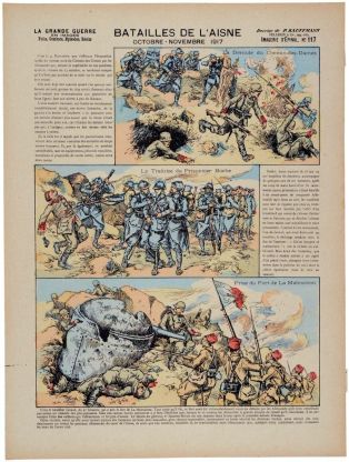 BATAILLES DE L'AISNE / OCTOBRE-NOVEMBRE 1917 (titre inscrit)