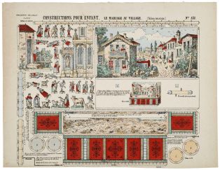 LE MARIAGE AU VILLAGE. (Tableau mécanique) N°. 135. (titre inscrit) ; © H. Rouyer