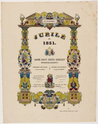 JUBILÉ / DE / 1851. (titre inscrit) ; © Claude Philippot