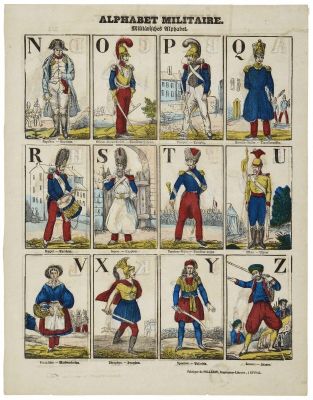 ALPHABET MILITAIRE. 371 (titre inscrit, fr., all.) : Cliché H. Rouyer