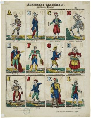 ALPHABET RÉCRÉATIF. 372 (titre inscrit, fr., all.) : Clixhé H. Rouyer