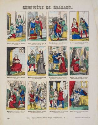 GENEVIÈVE DE BRABANT. (titre inscrit) : Cliché H. Rouyer