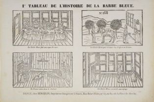 1er TABLEAU DE L'HISTOIRE DE LA BARBE BLEUE. / N°. 168 (titre inscrit)