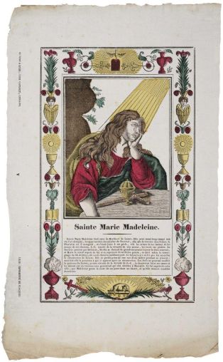 Sainte Marie Madeleine. (titre inscrit)