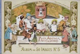 POUR AMUSER / PETITS & GRANDS / ALBUM DE 50 IMAGES N°.. 5 / La Fête du Directeur / du JARDIN des PLANTES (titre inscrit)