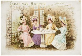 Femmes buvant du chocolat (titre factice) ; © Essy Erfani