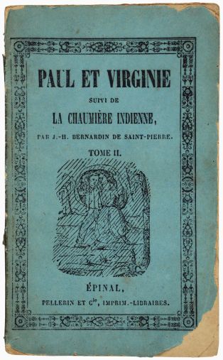 PAUL ET VIRGINIE / SUIVI DE / LA CHAUMIÈRE INDIENNE, / PAR J.-H. BERNARDIN DE SAINT-PIERRE. / TOME II. (titre inscrit)