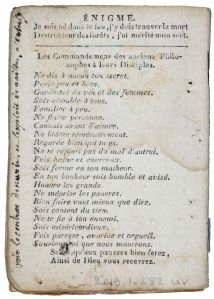 LE VÉRITABLE / ALMANACH / NOUVEAU, / Journalier, Historique et Prophétique / DE PIERRE LARRIVAY, / Pour l'An 1815. / ORNÉ DE JOLIES FIGURES. (titre inscrit)