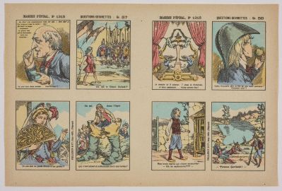 IMAGERIE D'EPINAL, N° 1315 ; QUESTIONS-DEVINETTES : Gr. 57 ; Gr. 58 (titre inscrit)