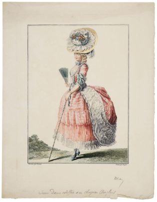Jeune Dame coëffée d'un chapeau Anglais (titre factice) ; © Essy Erfani