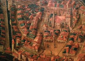 Vue de la ville d’Epinal en 1626. (titre factice) ; plan Bellot (titre factice) ; © Essy Erfani