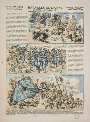 BATAILLES DE L'AISNE / OCTOBRE - NOVEMBRE 1917 (titre inscrit)