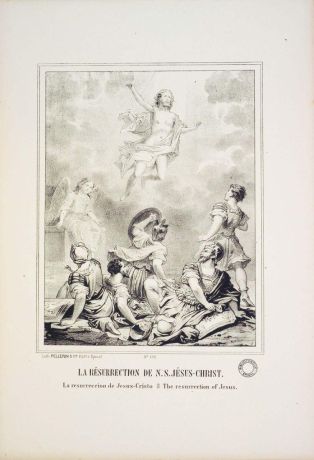 LA RÉSURRECTION DE N.S. JÉSUS-CHRIST. (titre inscrit, fr., esp., ang.)