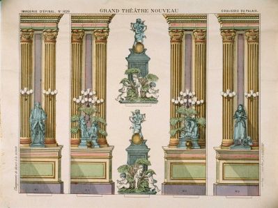 GRAND THEATRE NOUVEAU / COULISSES DU PALAIS. (titre inscrit) : Cliché H. Rouyer