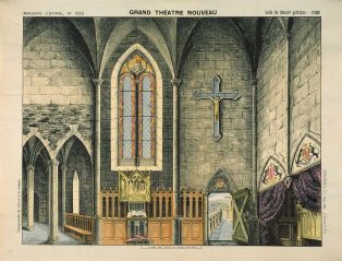 GRAND THÉATRE NOUVEAU / Salle du Manoir gothique - FOND (titre inscrit)
