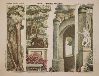 GRAND THEATRE NOUVEAU / Jardin et Parc = COULISSES (titre inscrit)