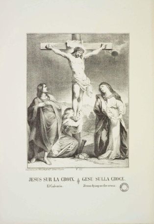 JESUS SUR LA CROIX. / N°. 252 (titre inscrit, fr., it., esp., ang.)