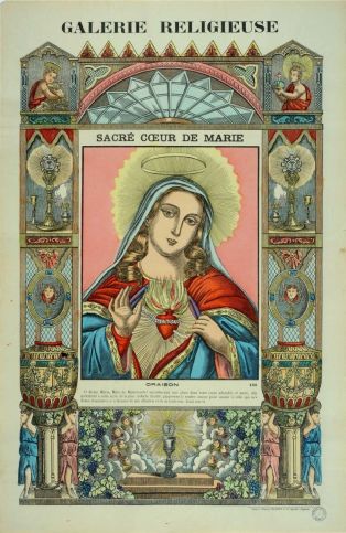 GALERIE RELIGIEUSE / SACRÉ COEUR DE MARIE / 150 (titre inscrit)