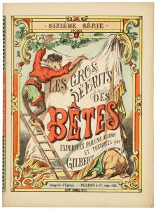 LES GROS / DÉFAUTS / DES / BÊTES / EXPLIQUÉS PAR UNE AUTRE / ET TRADUITS par / GILBERT. (titre inscrit) ; © Essy Erfani