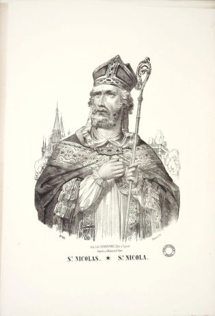 ST. NICOLAS. (titre inscrit, fr., it.)