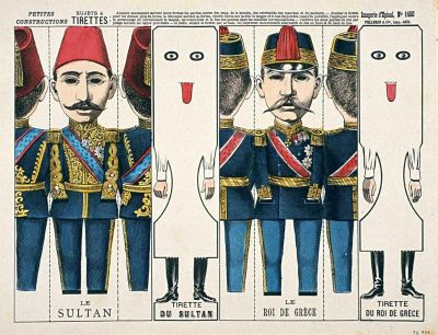 SUJETS à / TIRETTE / LE / SULTAN / LE / ROI DE GRÈCE (titre inscrit)