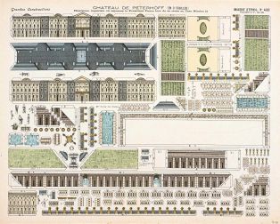 CHATEAU DE PETERHOFF (EN 3 FEUILLES) (titre inscrit)