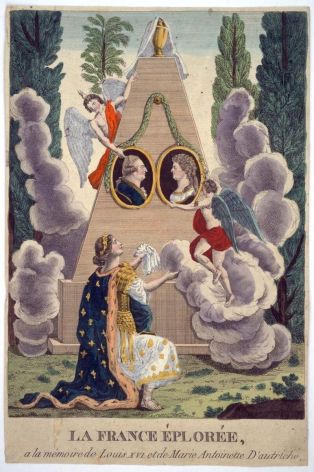 LA FRANCE EPLORÉE, / à la mémoire de Louis XVI et de Marie Antoinette d'Autriche. (titre inscrit) ; © Cinderella Bayeuil