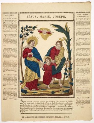 JÉSUS, MARIE, JOSEPH. (titre inscrit) ; © Cinderella Bayeuil