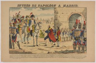 ENTRÉE DE NAPOLÉON A MADRID. (titre inscrit) ; © Claude Philippot