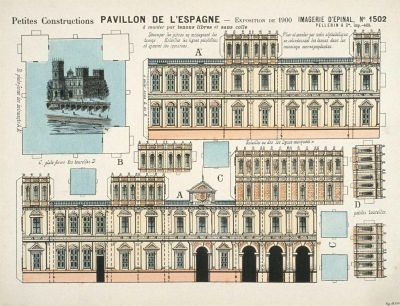 PAVILLON DE L'ESPAGNE - EXPOSITION DE 1900 (titre inscrit) : Cliché H. Rouyer
