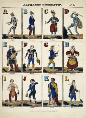 ALPHABET RÉCRÉATIF. N°1. (titre inscrit)