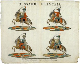 HUSSARDS FRANCAIS. (titre inscrit) ; © Essy Erfani