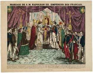 MARIAGE DE S. M. NAPOLÉON III. EMPEREUR DES FRANCAIS. 352 (titre inscrit) ; © Essy Erfani