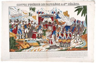 Convoi funébre de Napoléon à Ste Hélène. (titre inscrit) : Cliché H. Rouyer