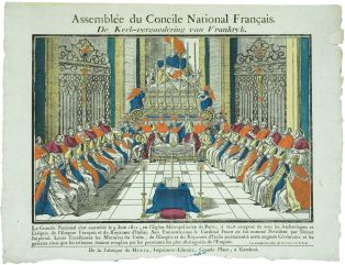 Assemblée du Concile National Français. (titre inscrit, fr., néerl.)