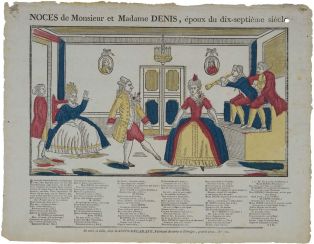NOCES de Monsieur et Madame DENIS, époux du dix-septième siècle. (titre inscrit)